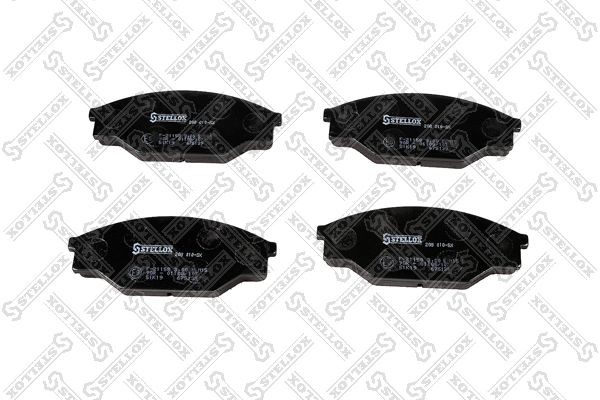 колодки дисковые! п.\ Great Wall, Toyota Hi-Lux 83-89 208-010-SX STELLOX