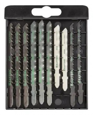 Пилка для лобзика набор 10шт. универсальные KRAFTOOL 159590H10 KRAF TOOL