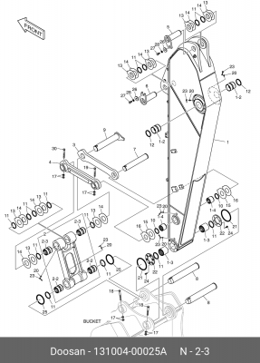 131004-00025A Втулка 131004-00025A DOOSAN