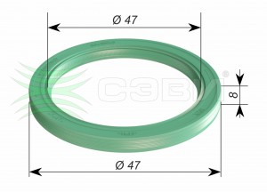 Сальник коленвала для а/м Lada Largus, Renault Logan задний СЭВИ-ЭКСТРИМ 8033-9692 SEVI