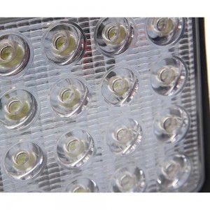 Фара рабочего света квадратная 117х117мм 48Вт (16 LED) рассеянный свет (Flood) 1 370-30-007 MEGA POWER