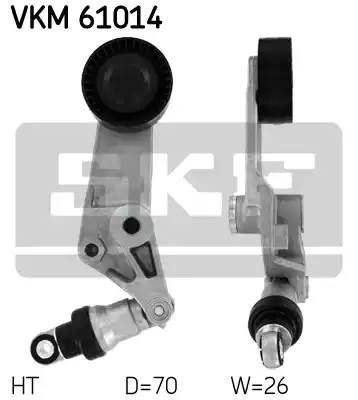 Ролик натяжителя VKM61014 VKM61014 SKF
