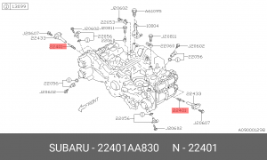 СВЕЧА ЗАЖИГАНИЯ 22401AA830 SUBARU