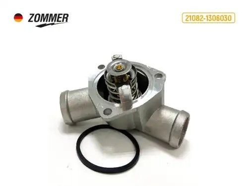 Крышка термостата для а/м ВАЗ 21082 "ZOMMER" с термоэлементом 18706 ZOMMER