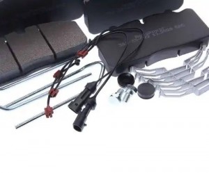 Колодки тормозные ГАЗон Next передние/задние с ремкомплектом,датчиком (4шт.) MEG 350-33-022 MEGA POWER