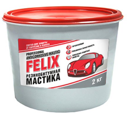 Мастика резино-битумная 2кг 411040081 FELIX