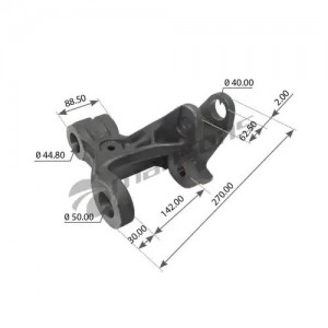 Кронштейн MERCEDES рессоры передний правый MANSONS 700272 MANSONS