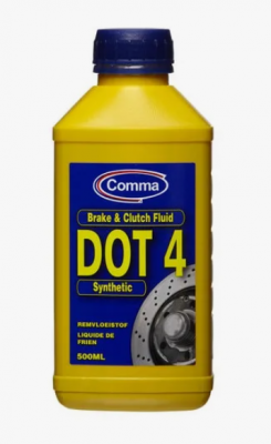 COMMA DOT 4 BRAKE FLUID (0,5L) жидкость тормозная! DOT 4\ BF4500M COMMA