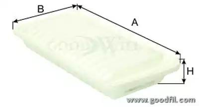 Фильтр воздушный AG302ECO AG 302 ECO GOODWILL