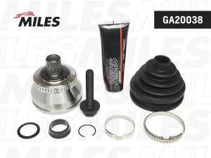 ШРУС наружный AUDI A4/A6/VW PASSAT/SKODA SUPERB 1.9D 98- (с ABS) (GKN 303408) GA GA20038 MILES