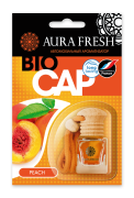 Ароматизатор подвесной жидкостный (peach) 6мл Bio Cap AURA FRESH 23013 AURA FRESH