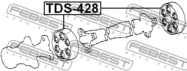 Муфта карданного вала TDS-428 TDS-428 FEBEST