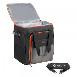 Сумка-холодильник термосумка 48 л "AIRLINE" (на колесах с телескоп. ручкой водон ADCB014 AIRLINE