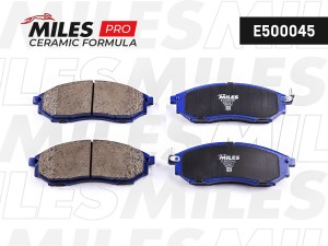 Колодки тормозные передние (Смесь CERAMIC серия PRO) NISSAN MURANO/PATHFINDER/QA E500045 MILES