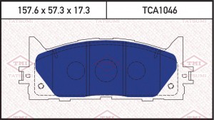Колодки тормозные дисковые передние TOYOTA Camry 07- TCA1046 TCA1046 TATSUMI