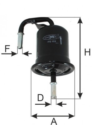 Фильтр топливный FG153 FG 153 GOODWILL