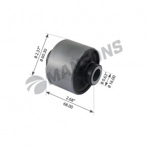Сайлентблок RENAULT Premium кабины задний резинометаллический (16.2х60.5х68/40)  800087 MANSONS