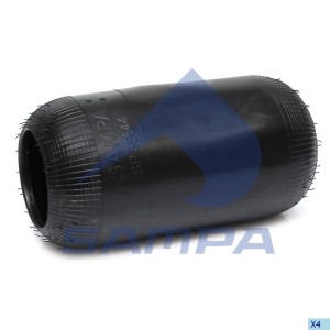 Пневморессора BPW MAN MERCEDES (чулок) (395х210мм,отв. 130.8х130.8мм) SAMPA SP 55644 SAMPA