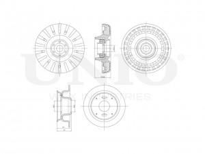Опора амортизатора передняя RMP-13140 UNIO