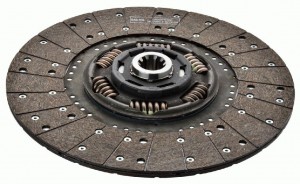 Диск сцепления 395WGTZ 1 1/2"-10N DAF LF45/55/CF65, Аврора-4238 1878 000 036 SACHS