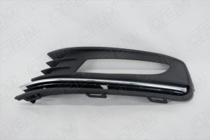 Окантовка противотуманной фары левая Volkswagen Polo sedan 5 2015-2020, под хром OEM1302L OEMPARTS