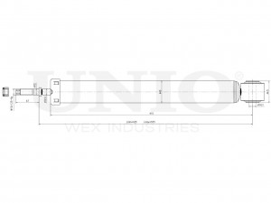 Амортизатор газовый задней подвески SAB-10688 UNIO