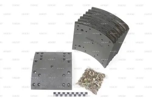 НАКЛАДКИ ТОРМОЗНЫЕ FVR34 ЗАДНИЕ 8 ШТ КОМПЛЕКТ НА ОСЬ =ZEVS= (1471260910 18831077 Z41041805 ZEVS