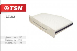 Фильтр салона 97212 TSN