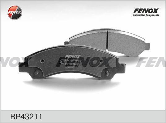 Колодки передние GreatWall Hover H3, H5, H6 -06, CHEVROLET Blazer IV 94-05,  BP4 BP43211 FENOX