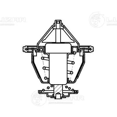 Термостат для а/м Hyundai Tuscon 15-/Creta 16-/KIA Optima 15- 2.0i 88°С термоэл. LT 0820 LUZAR