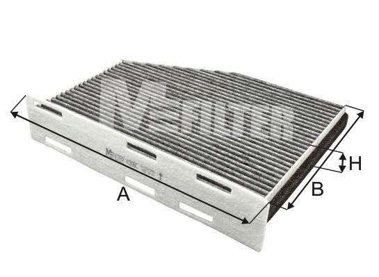 фильтр салона! угольный\ Audi A3, VW Golf V/Touran/Caddy, Skoda Octavia 03> K908C MFILTER AUTOMOTIVE FILTERS