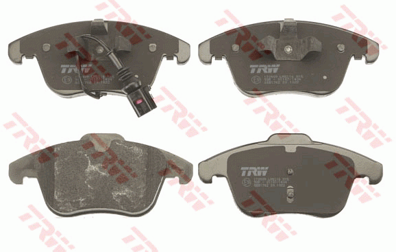 Колодки передние AUDI Q3 (8U), VW SHARAN (7N), TIGUAN (5N_) GDB1762 GDB1762 TRW