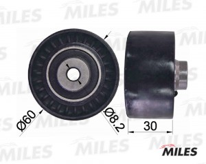 Ролик ремня ГРМ PEUGEOT 206/307/PARTNER 1.6 (INA 532039510) AG02075 AG02075 MILES