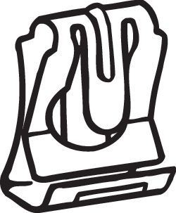 Кронштейн OPEL Astra F,Corsa B,Omega A,B,Tigra A,Vectra A,B крепления глушителя  258-128 BOSAL