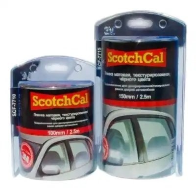 ПЛЕНКА ЗАЩИТНАЯ РАМОК ДВЕРЕЙ АВТОМОБИЛЯ МАТОВАЯ,ЧЕРНАЯ 150 ММx 2,5 М ЗМ SCF0715 3M