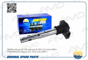 Катушка зажигания SKODA Octavia II 1Z3, Octavia II 1Z5, 1,8, 2,0, 2005-, VOLKSWA AMD.EL714 AMD
