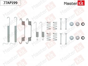 Комплект установочный барабанных колодок Daewoo NEXIA 1995 - 1997 Masterkit 77AP199 MASTER KIT