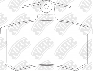 Колодки тормозные дисковые AUDI 100 (C4), 80 (B4), A4 (B5), A6 (C4), A8 (4D_)  P PN0017 NIBK