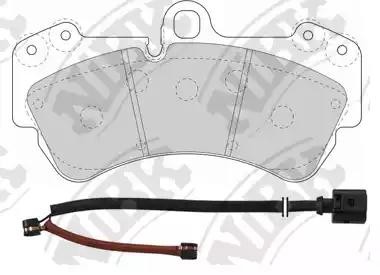 Колодки тормозные дисковые AUDI Q7 2011-2015 PN0346W PN0346W NIBK