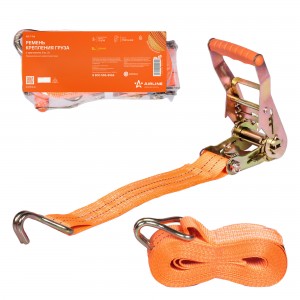 Стяжка крепления груза 2т 8м-50мм (полиэстер) с храповиком AIRLINE AS-T-06 AIRLINE