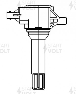 Катушка зажигания для а/м Subaru Forester SJ (13-) 2.0i/2.5i/XV (12-) 2.0i (SC 2 SC 2215 START VOLT