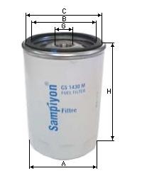 Фильтр масляный CS0625HMG Sampiyon (HF7535, P761108, W9023/1) CS 0625 H MG SAMPIYON FILTER