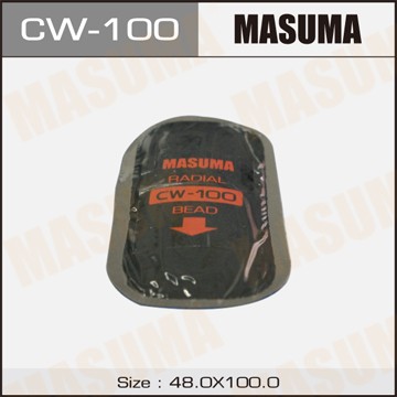 к-кт заплаток кордовых! 5 шт. 100х48mm 1 слой корда\ CW100 MASUMA