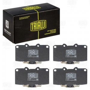 Колодки торм. Subaru Impreza WRX (00-)/Nissan Skyline (93-) диск. перед. (PF 220 PF 2202 TRIALLI
