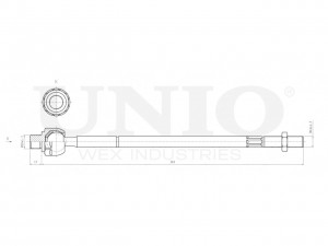 Тяга рулевая правая SSP-30064 UNIO