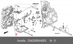 Фильтр масляный АКПП HONDA Accord,CR-V OE 25420RXH003 HONDA