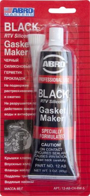 Герметик прокладка черный термостойкий 85г MASTERS ABRO 12-AB-CH-RW-S ABRO