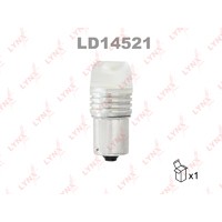 ЛАМПА СВЕТОДИОДНАЯ P21W LED (S25) 12V BA15s SMDx1 12000K LD14521 LYNXAUTO