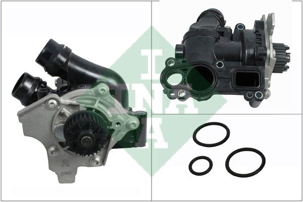 Замена на 538096710 Насос водяной VW PASSAT 2.0TSI (3C/36) 538036210 538 0362 10 INA
