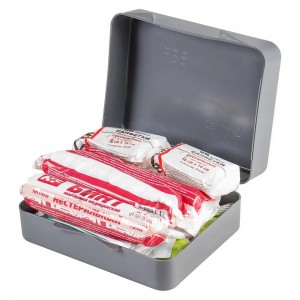 Аптечка автомобильная, новый состав МЗ РФ 260н, соотв.треб. ГАИ, пластиковый фут ADMK002 AIRLINE